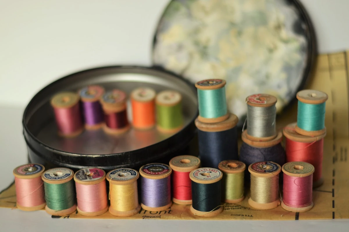 Workshop spools in Pepperell, Massachusetts